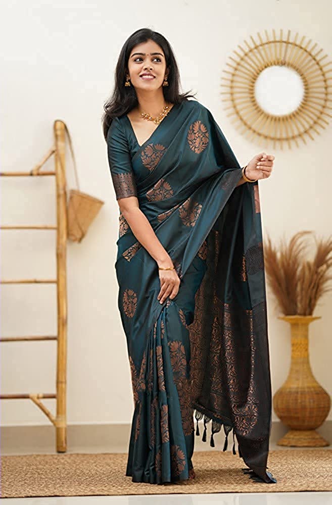 Mf 71 Soft Lichi Silk Designer Saree Catalog